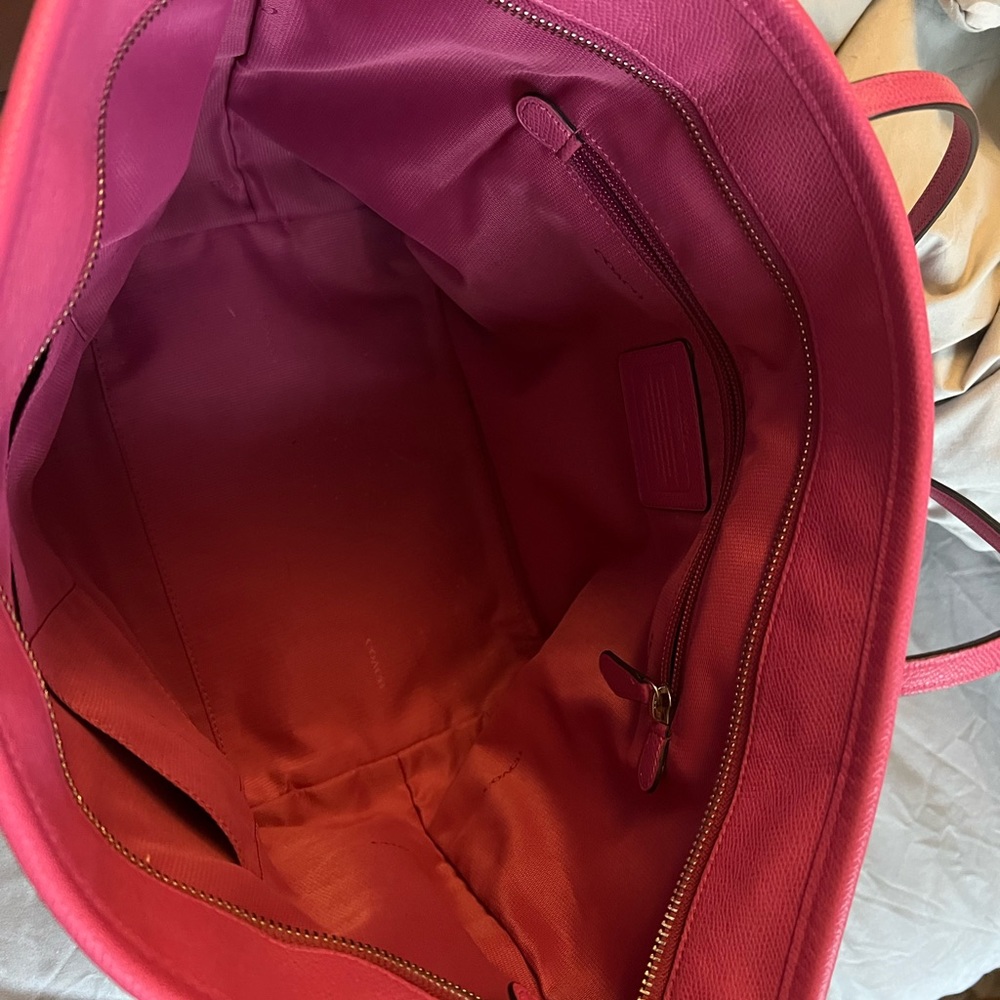 Pink Coach Tote - Picture 2 of 7